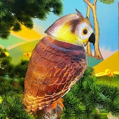 Đèn LED Hình Chim Cú Owl Catbird Năng Động ZALAA Cho Dự Án Chiếu Sáng Cảnh Quan Sân Vườn