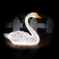 Đèn LED Tạo Hình Điêu Khắc 3D Chim Thiên Nga phát sáng Zalaa dành cho Dự án Vườn Ánh Sáng