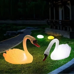 Đèn LED Trang Trí Cảnh Quan hình Con Hạc và Thiên Nga Phát sáng Zalaa cho các Dự án Vườn Ánh Sáng mới