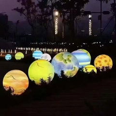 Đèn LED Trang trí Mô Phỏng Hình Quả Địa Cầu Zalaa cho các Dự án chiếu sáng cảnh quan Sân vườn, Công viên, điểm Checkin