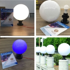 Đèn Trụ Cổng Cầu Đục D400, đuôi đèn E27