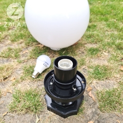 Đèn Trụ Cổng Cầu Đục D300, đuôi đèn E27