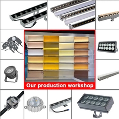 Đèn LED Tuyến Tính chiếu sáng mặt tiền Tòa Nhà Building Cao Tầng có lập trình DMX512 Rgb hiệu ứng thay đổi màu sắc theo tùy chỉnh