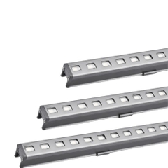 Đèn LED Tuyến Tính chiếu sáng mặt tiền Tòa Nhà Building Cao Tầng có lập trình DMX512 Rgb hiệu ứng thay đổi màu sắc theo tùy chỉnh