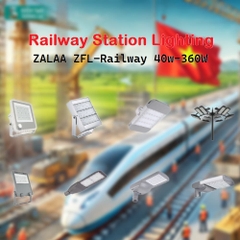 Đèn LED ZALAA chiếu sáng Các Nhà Ga Đường Sắt Việt Nam ZFL-Railway 40w-360W Railway Station Lighting