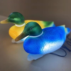 Đèn LED ZALAA Mô Hình Con Vịt Tuyết Simulation Snow Duck Light cho Vườn Ánh Sáng / Light Garden