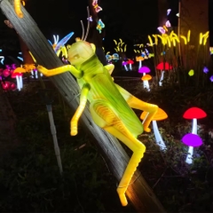 Đèn LED ZALAA Mô Phỏng Châu Chấu Năng Động Cho Vườn Ánh Sáng / Light Garden