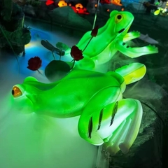 Đèn LED ZALAA Mô Phỏng Hình Con Ếch Frog Năng Động cho Vườn Ánh Sáng / Light Garden