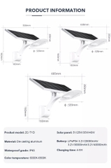 Đèn Năng Lượng Mặt Trời Chiếu Sáng Đường Dẫn Vào Khu Dân Cư, Biệt Thự...Từ 25-40W Zalaa