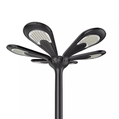 Đèn Công Viên Kiểu Dáng Bông Hoa 6 Cánh Hiện Đại ZG-TYD5005-6 96W ZALAA Solar Garden Cho cột cao 6-10m