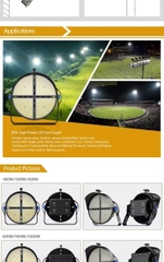 Đèn Sân Golf 800W Pha Led Module Mã SP ZFL-CLEO-INV-ZIG-800 ZALAA Sport Lighting