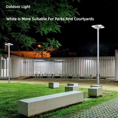Đèn Sân Vườn Công Viên Năng Lượng Mặt Trời ZG-GGD0805 32W ZALAA Cho cột cao 3-5m