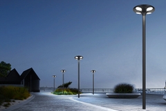 Đèn Sân Vườn Hiện Đại Năng Lượng Mặt Trời ZG-TYD2806 30W ZALAA Cho cột cao 3-5m