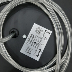 Đèn thả trần văn phòng tròn hình chữ O liền, ánh sáng tràn màn hình đường kính 250mm 18w