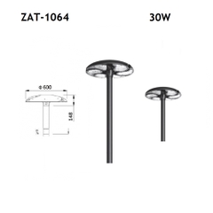 Đầu Cột Đèn Chiếu Sáng Công Viên, Khu Đô Thị Mới ZAT-1064 30-90W H3-6M ZALAA