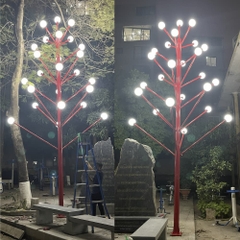 Đèn Trang Trí Cây Thông Lắp Tay Cầu D200 Cao 5m D141/76