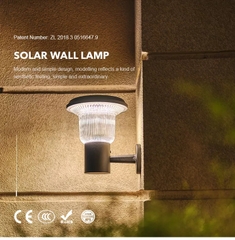 Đèn Treo Tường Biệt Thự Năng Lượng Mặt Trời ZG-BD1104 ZALAA Garden Lights