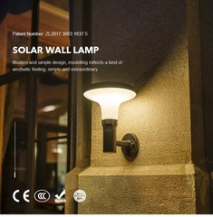 Đèn Treo Tường Ngoài Trời Năng Lượng Mặt Trời ZG-BD1004 Hình Nấm ZALAA Garden Lights