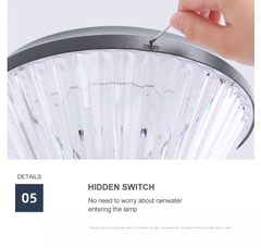 Đèn Tường Trang Trí Sân Vườn Năng Lượng Mặt Trời ZG-BD4005 Kim Cương ZALAA Garden Lights