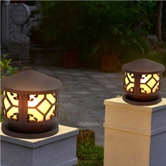 Đèn Trụ Cột Cổng Tròn ZTCT D250 LED-E27 - Sản xuất theo yêu cầu