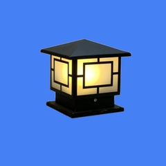 Đèn Trụ Cổng Vuông ZTCV LED-E27 D200, D250, D300, D400... Inox Sơn theo yêu cầu