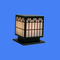 Đèn Trụ Cổng Vuông ZTCV LED-E27 D200, D250, D300, D400... Inox Sơn theo yêu cầu