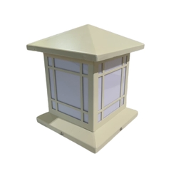 Đèn Trụ Cổng Vuông ZTCV LED-E27 D200, D250, D300, D400... Inox Sơn theo yêu cầu