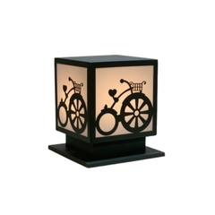 Đèn Trụ Cổng Vuông ZTCV LED-E27 D200, D250, D300, D400... Inox Sơn theo yêu cầu