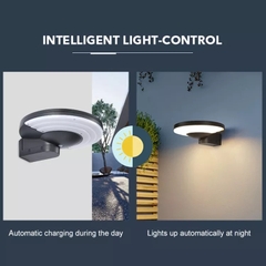Đèn Gắn Tường Năng Lượng Mặt Trời Hình Đĩa Bay UFO Hiện Đại ZG-BD1008 ZALAA