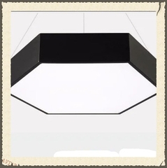 Đèn thả trần văn phòng mặt lục giác chiều dài cạnh 400mm, 54w