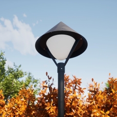 Đầu Đèn LED hiện đại trang trí cảnh quan Công viên, sân vườn, Khu đô thị thông minh