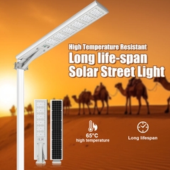Đèn Đường Năng Lượng Mặt Trời Liền Thể Thông Minh ZALAA ZL-QBD-SMART-H (Chịu Nhiệt Cao 65°C)
