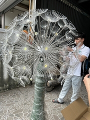 Đèn LED Bông hoa Bồ Công Anh Dandelion đường kính 1.5m, nhiều màu RGB - Giải pháp chiếu sáng cảnh quan kiểu mới