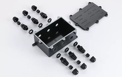 Hộp Nối Điện Deenlai FSH716-B - Chia nhiều cổng từ 2 đến 10 ngả, Chống nước, Ngoài trời IP68 - Linh kiện đèn led Zalaa