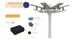 Giải Pháp Nâng Hạ Thông Minh Cho Cột Đèn Chiếu Sáng Năng Lượng Mặt Trời ZALAA