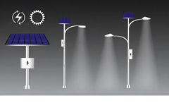 Đèn Đường LED Zalaa sử dụng Năng Lượng Xanh từ gió và mặt trời dành cho dự án