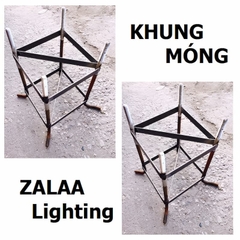 Khung Móng M16x260x260x550 ZALAA Cho Cột Đèn LED