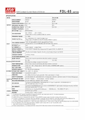 Nguồn Meanwell FDL-65 - LED Driver sử dụng cho Đèn chiếu sáng Flood, Decorative, Architectural