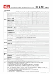 Nguồn Meanwell HVG-100 | LED Driver sử dụng cho Đèn LED ngoài trời từ 75W đến  100W