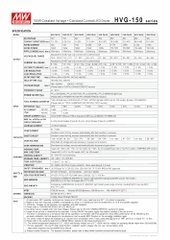 Nguồn Meanwell HVG-150 | LED Driver sử dụng cho Đèn LED ngoài trời từ 150W
