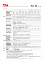 Nguồn Meanwell HVG-65 | LED Driver sử dụng cho Đèn LED ngoài trời từ 60W đến 65W