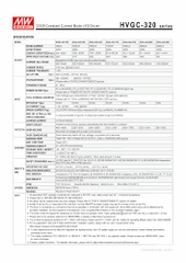 Nguồn Meanwell HVGC-320 | LED Driver sử dụng cho Đèn LED ngoài trời từ 320W
