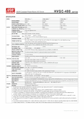 Nguồn Meanwell HVGC-480 | LED Driver sử dụng cho Đèn LED ngoài trời từ 480W