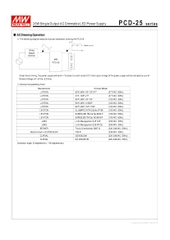 Nguồn Meanwell PCD-25 - LED Driver sử dụng cho Đèn chiếu sáng trong nhà