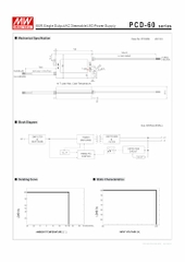 Nguồn Meanwell PCD-60 - LED Driver sử dụng cho Đèn chiếu sáng trong nhà