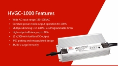 Nguồn Meanwell HVGC-1000 | LED Driver sử dụng cho Đèn LED ngoài trời từ 1000W