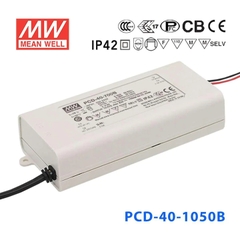 Nguồn Meanwell PCD-40 - LED Driver sử dụng cho Đèn chiếu sáng trong nhà