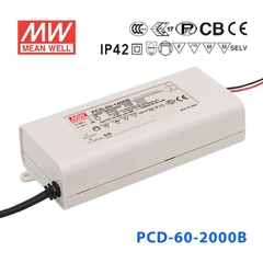 Nguồn Meanwell PCD-60 - LED Driver sử dụng cho Đèn chiếu sáng trong nhà