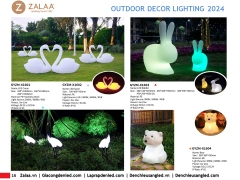 Đèn LED Trang Trí Cảnh Quan hình Con Thỏ Phát sáng Zalaa cho các Dự án Vườn Ánh Sáng mới