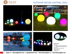 Đèn LED Trang trí Sân vườn hình Ông Trăng tròn Zalaa cho các Dự án chiếu sáng mới
